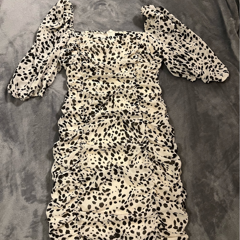 misguided petite patterned dress